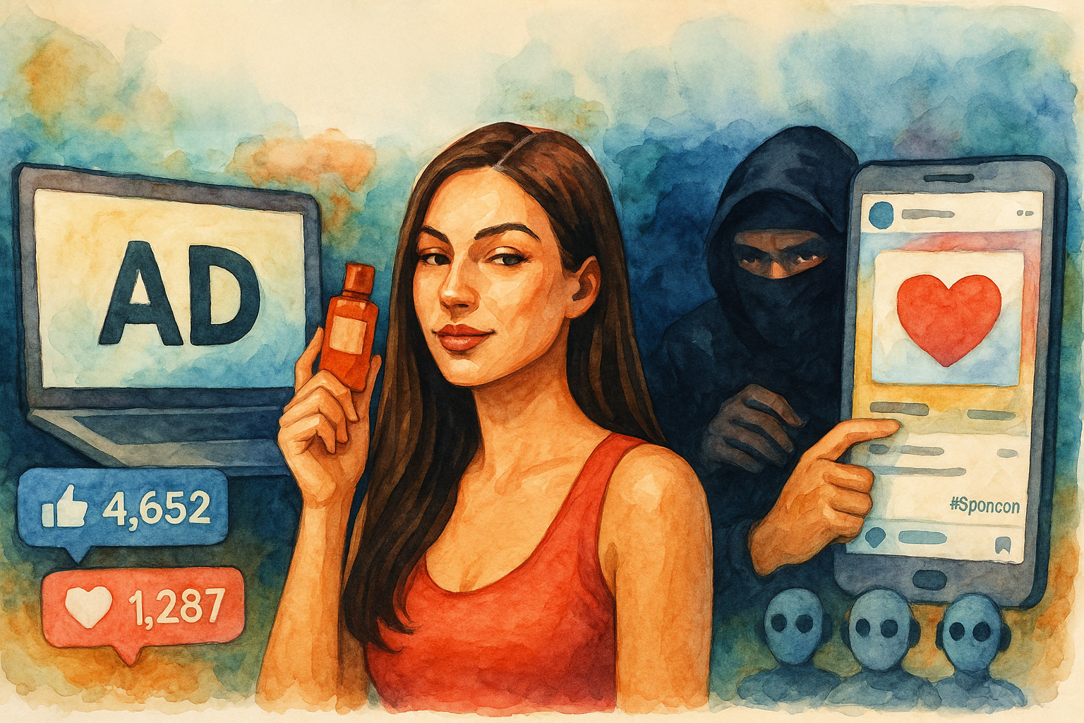 Influencer Marketing: Il lato oscuro degli Annunci nascosti e del coinvolgimento forzato